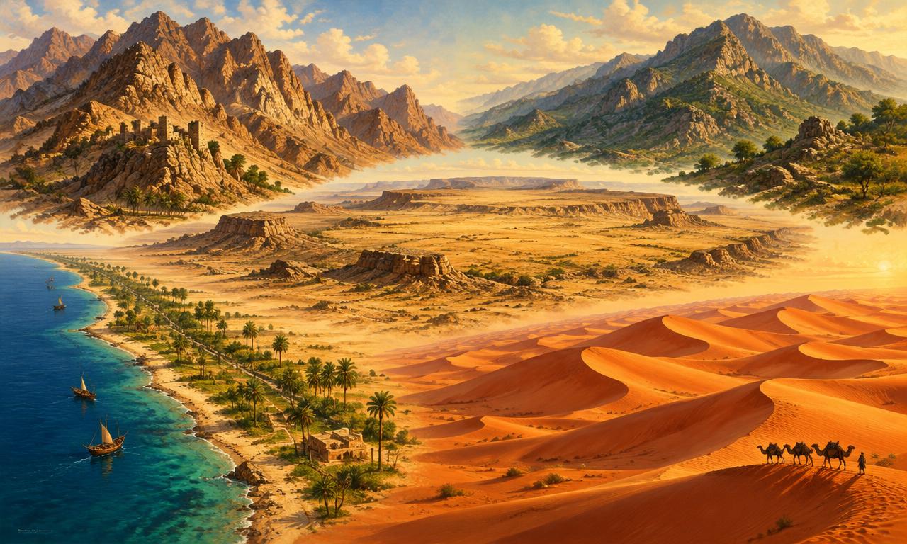 تضاريس شبه الجزيرة العربية